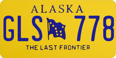 AK license plate GLS778