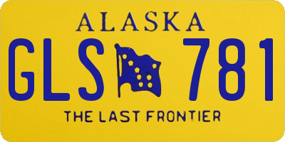 AK license plate GLS781