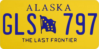 AK license plate GLS797