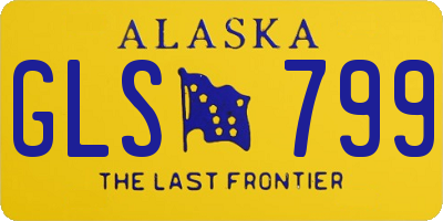 AK license plate GLS799