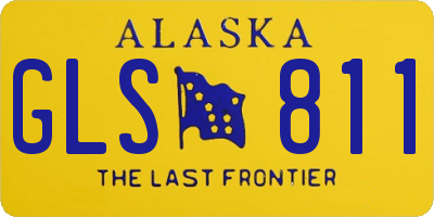 AK license plate GLS811