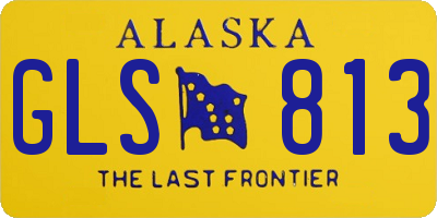 AK license plate GLS813