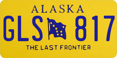 AK license plate GLS817