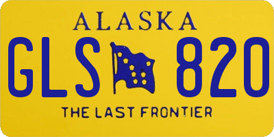 AK license plate GLS820