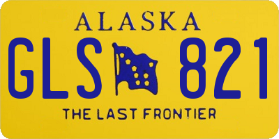 AK license plate GLS821