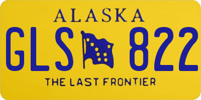 AK license plate GLS822