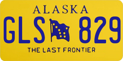 AK license plate GLS829