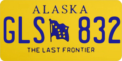 AK license plate GLS832