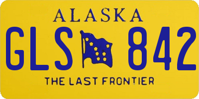 AK license plate GLS842