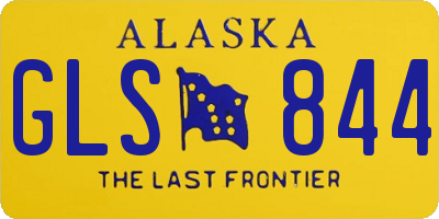 AK license plate GLS844