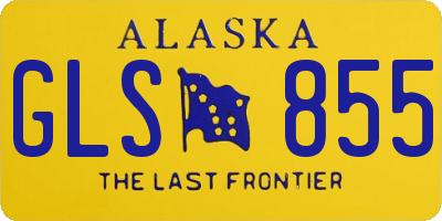 AK license plate GLS855