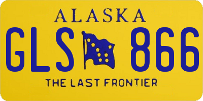 AK license plate GLS866