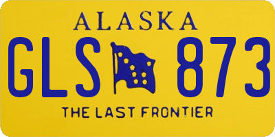 AK license plate GLS873