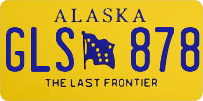 AK license plate GLS878