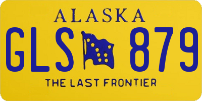 AK license plate GLS879