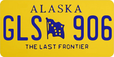AK license plate GLS906