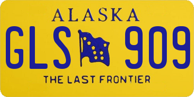 AK license plate GLS909