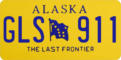 AK license plate GLS911