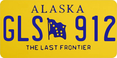 AK license plate GLS912