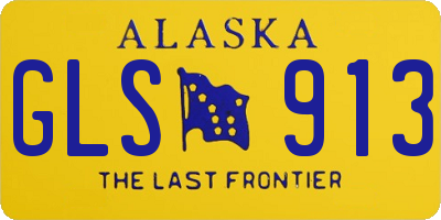 AK license plate GLS913