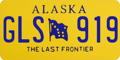 AK license plate GLS919