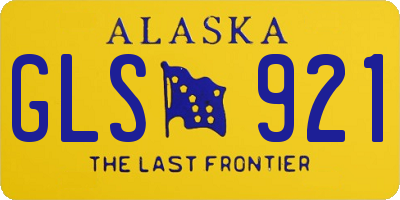 AK license plate GLS921