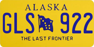 AK license plate GLS922