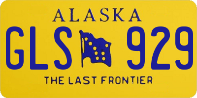 AK license plate GLS929