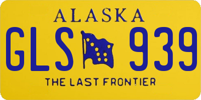 AK license plate GLS939