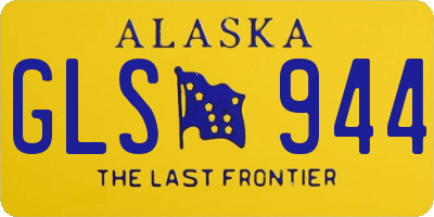 AK license plate GLS944