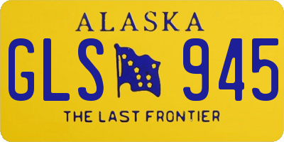 AK license plate GLS945