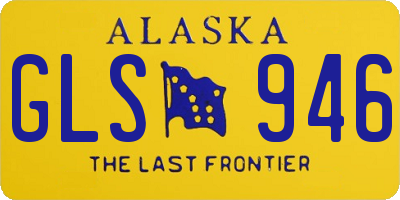 AK license plate GLS946