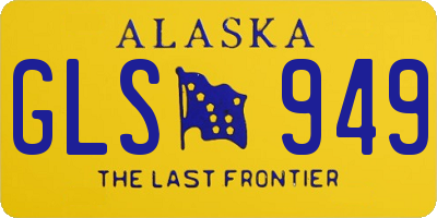 AK license plate GLS949