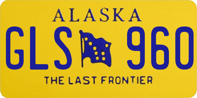 AK license plate GLS960