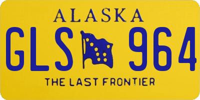 AK license plate GLS964