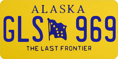 AK license plate GLS969
