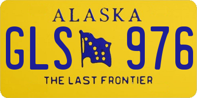 AK license plate GLS976