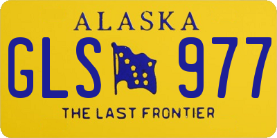 AK license plate GLS977