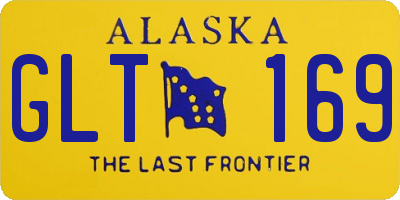 AK license plate GLT169