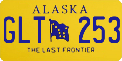 AK license plate GLT253