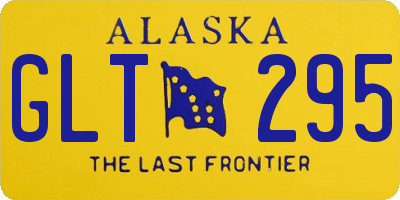 AK license plate GLT295