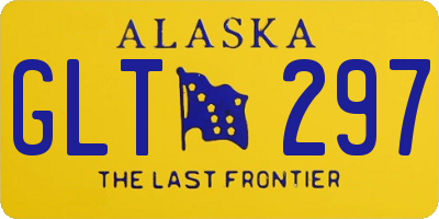 AK license plate GLT297