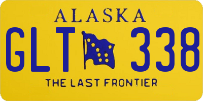 AK license plate GLT338