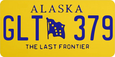 AK license plate GLT379