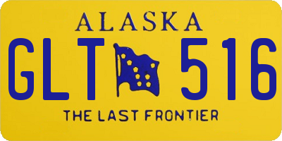 AK license plate GLT516