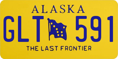 AK license plate GLT591