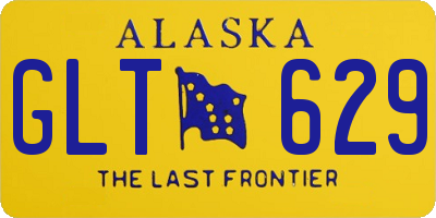 AK license plate GLT629