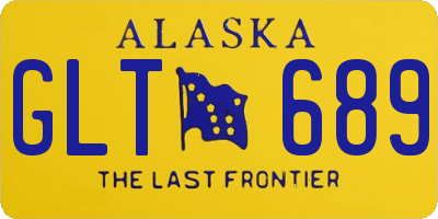 AK license plate GLT689