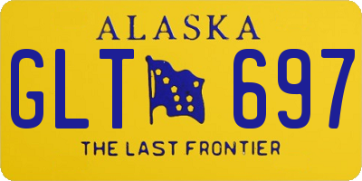 AK license plate GLT697