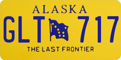 AK license plate GLT717